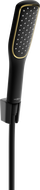Mexen R-49 ensemble de douche fixé, noir/doré - 785495052-75
