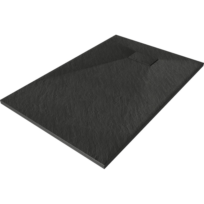 Mexen Hugo receveur rectangulaire SMC 130 x 70 cm, noir - 42707013