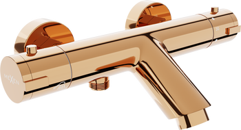 Mexen Kai robinet de baignoire thermostatique, or rose - 77300-60