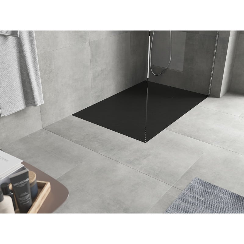 Mexen Hugo receveur de douche rectangulaire SMC 90 x 70 cm, noir - 42707090