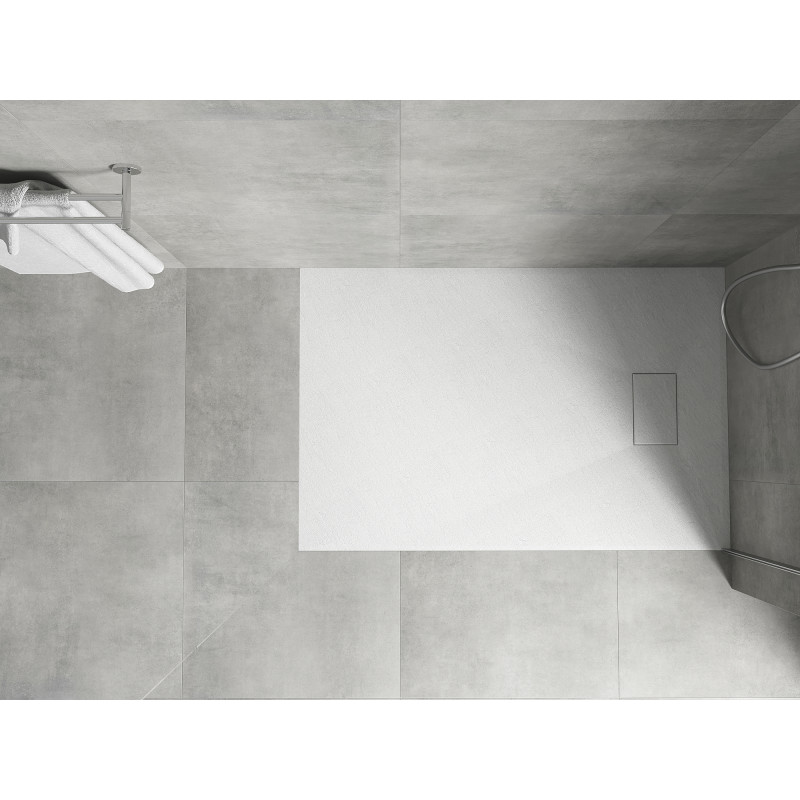 Mexen Hugo receveur rectangulaire SMC 80 x 70 cm, blanc - 42107080