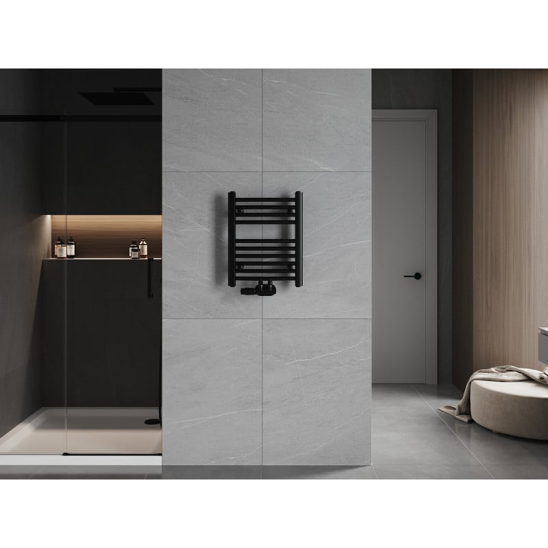 Mexen Ares radiateur de salle de bain 500 x 400 mm, 179 W, noir - W102-0500-400-00-70