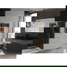 Mexen Ares radiateur salle de bain 700 x 500 mm, 286 W, noir - W102-0700-500-00-70