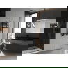 Mexen Ares radiateur de salle de bain 900 x 400 mm, 312 W, noir - W102-0900-400-00-70