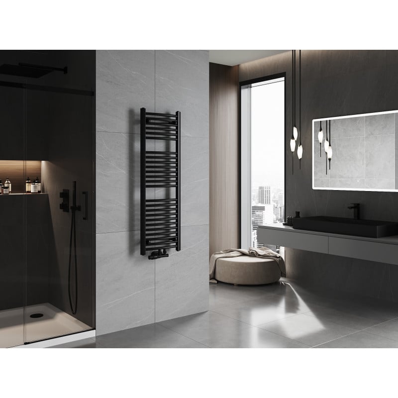 Mexen Ares radiateur de salle de bain 1200 x 400 mm, 442 W, noir - W102-1200-400-00-70
