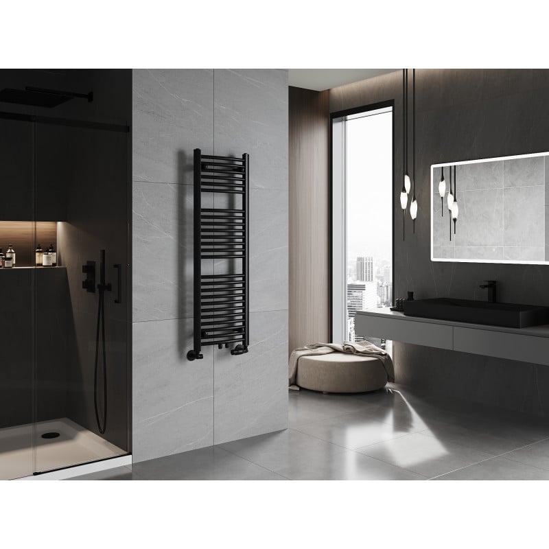 Mexen Ares radiateur de salle de bain 1200 x 400 mm, 442 W, noir - W102-1200-400-00-70