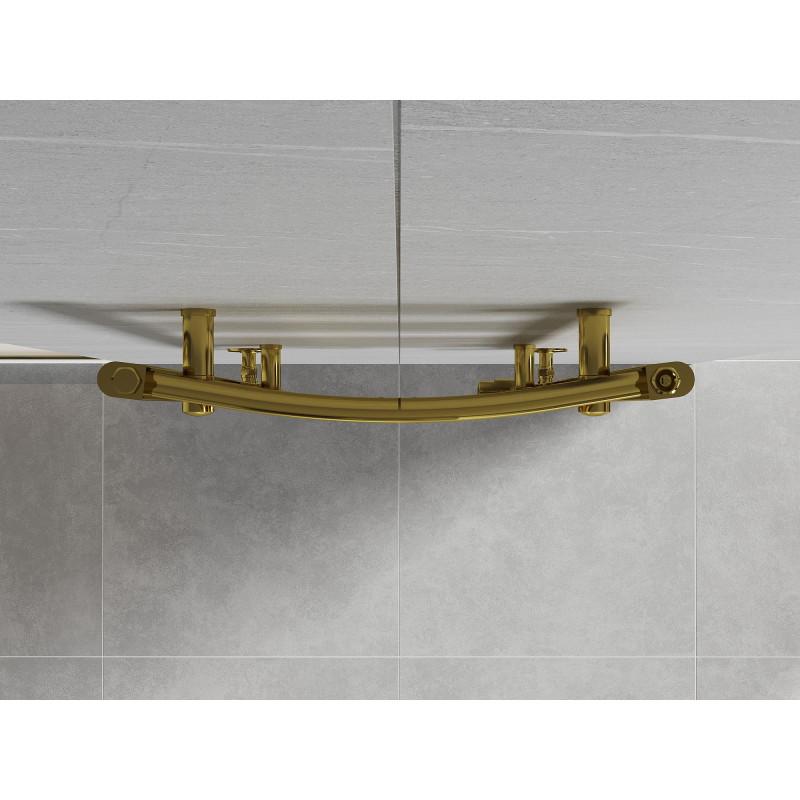 Mexen Ares radiateur de salle de bains 1200 x 500 mm, 420 W, doré - W102-1200-500-00-50