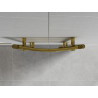 Mexen Ares radiateur de salle de bains 1200 x 500 mm, 420 W, doré - W102-1200-500-00-50