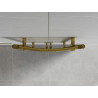 Mexen Ares radiateur de salle de bains 1200 x 500 mm, 420 W, doré - W102-1200-500-00-50