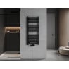 Grzejnik de salle de bain Mexen Ares 1200 x 500 mm, 531 W, noir - W102-1200-500-00-70