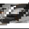 Grzejnik de salle de bain Mexen Ares 1200 x 500 mm, 531 W, noir - W102-1200-500-00-70