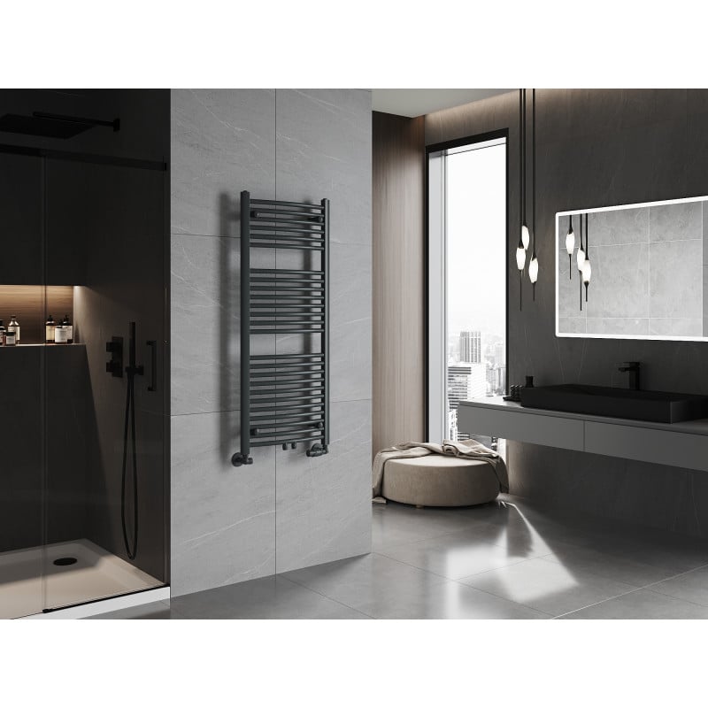 Mexen Ares radiateur de salle de bain 1200 x 500 mm, 531 W, anthracite - W102-1200-500-00-66