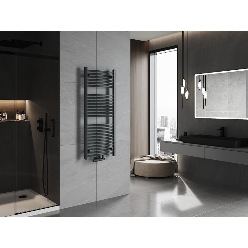 Mexen Ares radiateur de salle de bain 1200 x 500 mm, 531 W, anthracite - W102-1200-500-00-66