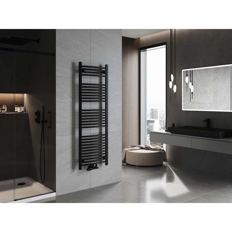 Mexen Ares radiateur de salle de bain 1500 x 500 mm, 630 W, noir - W102-1500-500-00-70