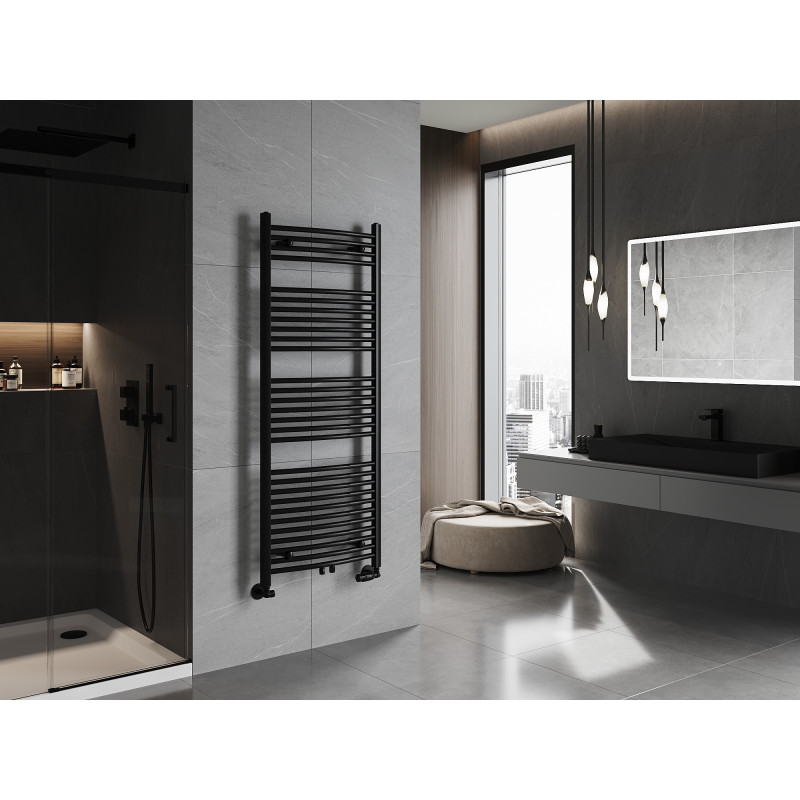 Mexen Ares radiateur de salle de bains 1500 x 600 mm, 733 W, noir - W102-1500-600-00-70