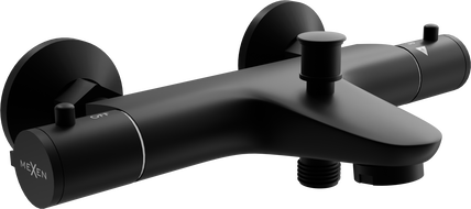 Mexen Nox mitigeur thermostatique de baignoire, noir - 77350-70