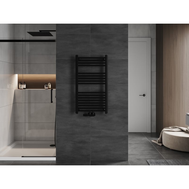 Mexen Mars radiateur de salle de bains 900 x 500 mm, 370 W, noir - W110-0900-500-00-70