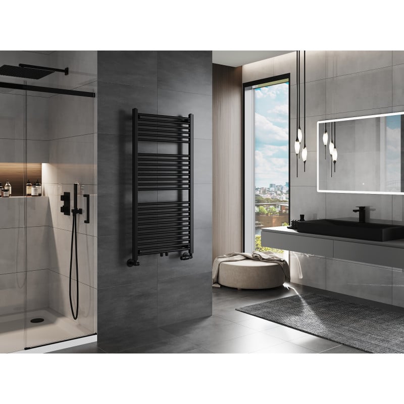 Mexen Mars radiateur de salle de bain 1200 x 600 mm, 617 W, noir - W110-1200-600-00-70