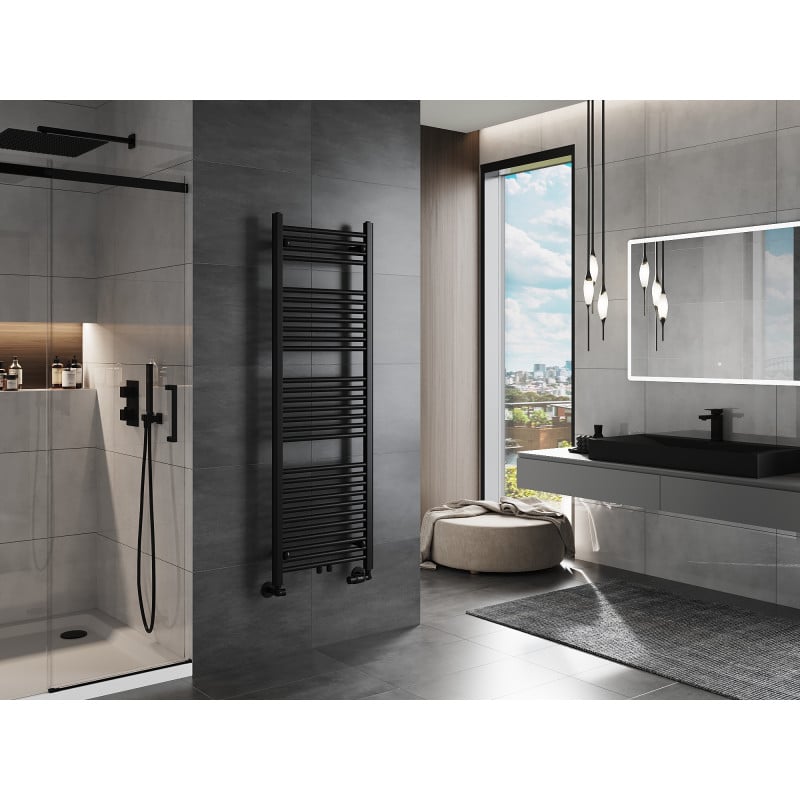 Mexen Mars radiateur de salle de bain 1500 x 500 mm, 626 W, noir - W110-1500-500-00-70
