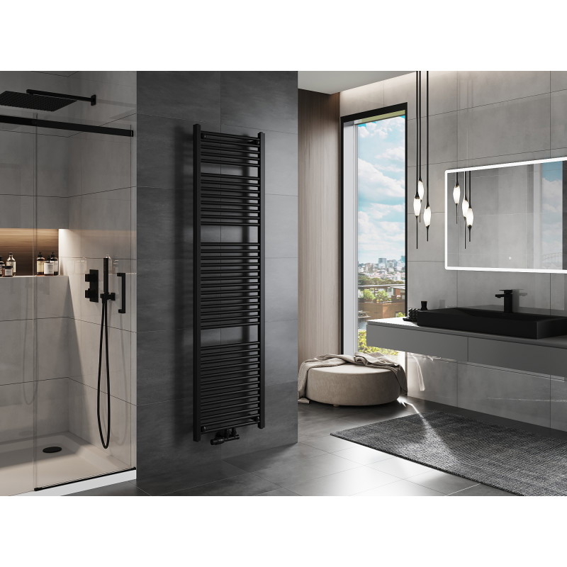 Mexen Mars radiateur de salle de bain 1800 x 500 mm, 814 W, noir - W110-1800-500-00-70