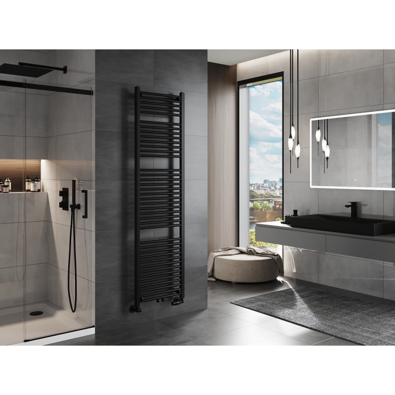Mexen Mars radiateur de salle de bain 1800 x 500 mm, 814 W, noir - W110-1800-500-00-70