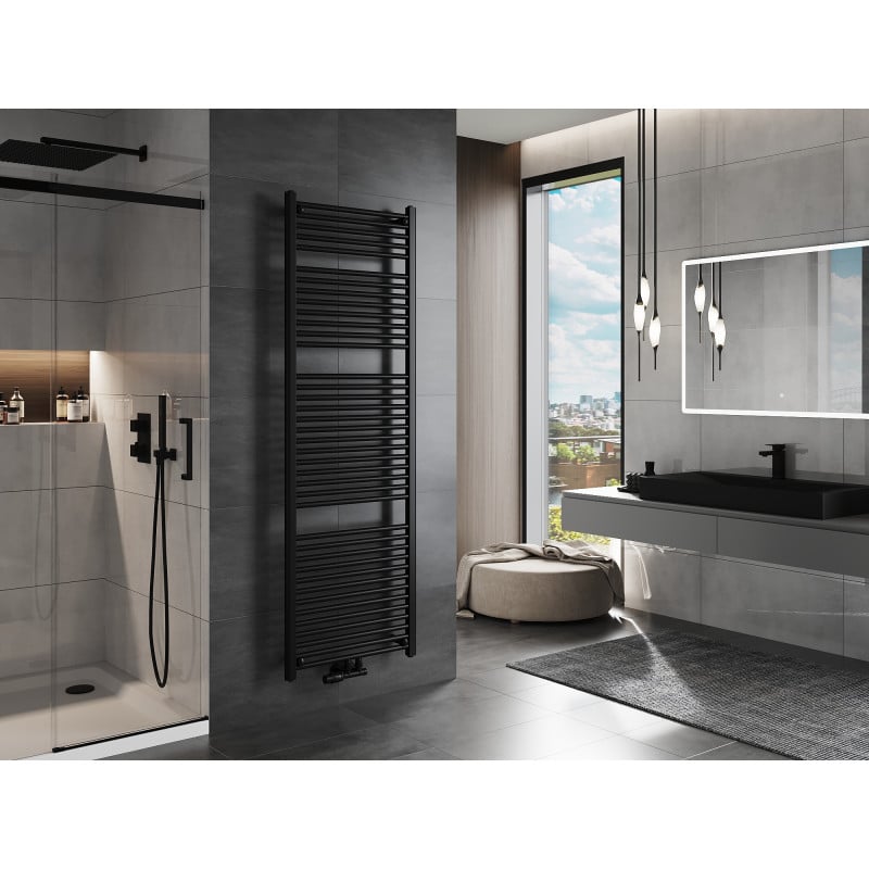 Mexen Mars radiateur de salle de bain 1800 x 600 mm, 953 W, noir - W110-1800-600-00-70