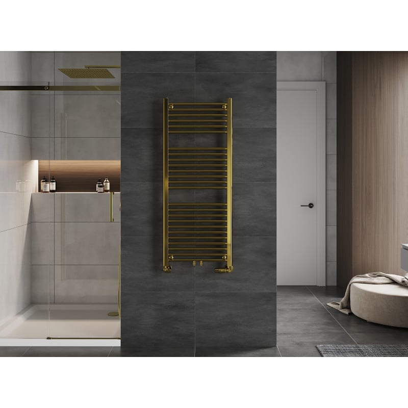 Mexen Mars radiateur de salle de bain 1200 x 500 mm, 417 W, doré - W110-1200-500-00-50