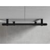 Mexen Mars radiateur de salle de bain 900 x 600 mm, 430 W, noir - W110-0900-600-00-70