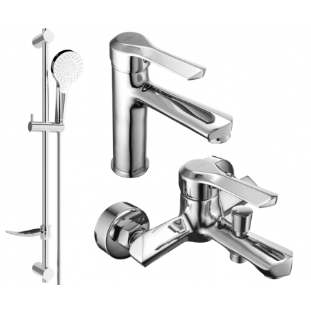 Mexen Sabre DF05 ensemble de baignoire, chrome - 72103DF05-00