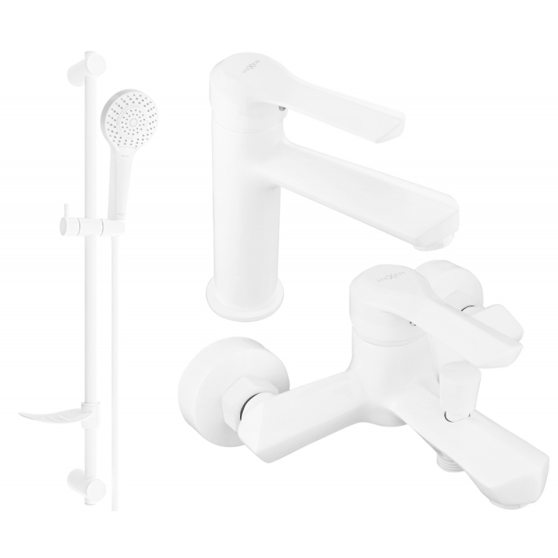 Ensemble baignoire Mexen Sabre DF05, blanc - 72103DF05-20