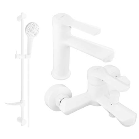 Ensemble baignoire Mexen Sabre DF05, blanc - 72103DF05-20