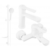 Ensemble baignoire Mexen Sabre DF05, blanc - 72103DF05-20