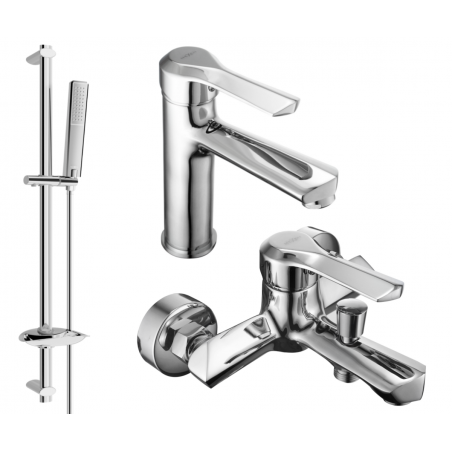Mexen Sabre Ensemble de bain DB72, chrome - 72103DB72-00