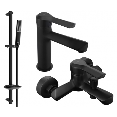 Mexen Sabre DB72 ensemble de baignoire, noir - 72103DB72-70