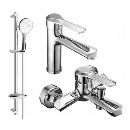 Mexen Sabre Ensemble de bain DB74, chromé - 72103DB74-00