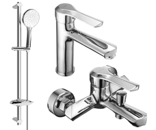 Mexen Sabre DB74 ensemble de bain, chrome - 72103DB74-00