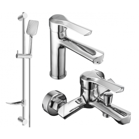 Mexen Sabre DF62 ensemble de bain, chrome - 72103DF62-00