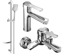 Mexen Sabre DF62 ensemble de bain, chrome - 72103DF62-00