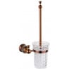 Mexen Estela brosse de toilette, or rose - 7011550-60