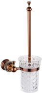 Mexen Estela brosse de toilettes, or rose - 7011550-60
