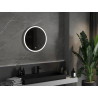 Mexen Gobi miroir de salle de bain rétroéclairé, rond 60 cm, LED 6000K, anti-buée - 9801-060-060-611-00