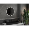 Mexen Gobi miroir de salle de bain éclairé, rond 70 cm, LED 6000K, anti-buée - 9801-070-070-611-00