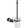 Mexen Estela brosse de toilette, noire - 7011550-70