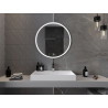 Mexen Gobi miroir de salle de bain éclairé, rond 80 cm, LED 6000K, antibuée - 9801-080-080-611-00