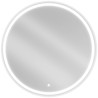 Mexen Gobi miroir de salle de bain éclairé, rond 90 cm, LED 6000K, antibuée - 9801-090-090-611-00