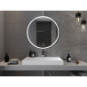 Mexen Gobi miroir de salle de bain éclairé, rond 90 cm, LED 6000K, anti-buée - 9801-090-090-611-00