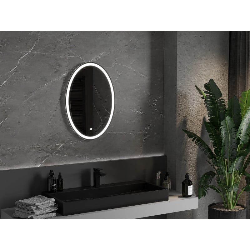 Mexen Elz miroir de salle de bain éclairé 50 x 70 cm, LED 6000K, antibuée - 9802-050-070-611-00