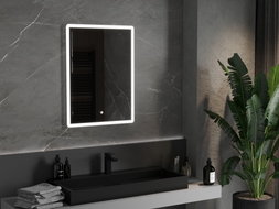 Mexen Navia miroir de salle de bain éclairé 60 x 80 cm, LED 6000K, anti-buée - 9803-060-080-611-00