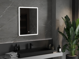 Mexen Navia miroir de salle de bain rétroéclairé 60 x 80 cm, LED 6000K, antibuée - 9803-060-080-611-00