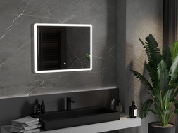 Mexen Navia miroir de salle de bain éclairé 80 x 60 cm, LED 6000K, anti-buée - 9803-080-060-611-00